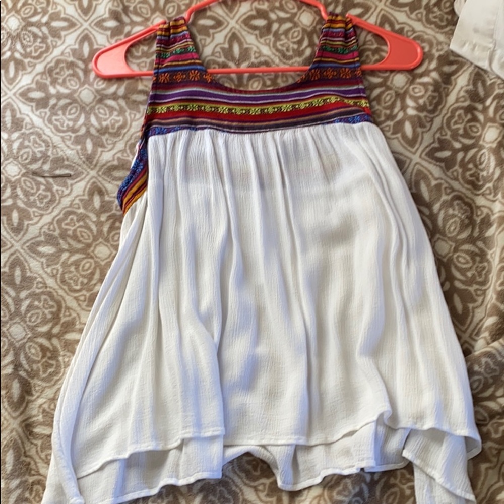 A blouse tank top